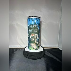 NWT 30oz Carolina Panthers double wall stainless steel tumbler.